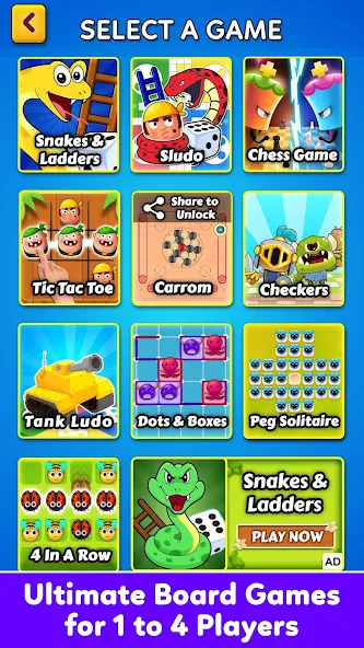 Family Board Games Offline  [МОД Mega Pack] Screenshot 1