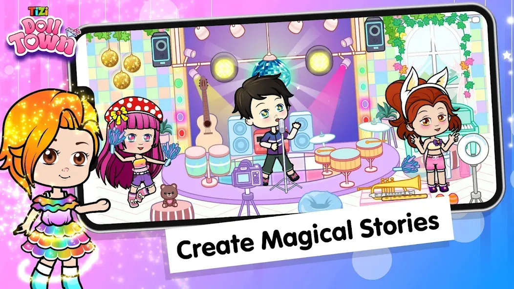 Tizi Town: Doll Dress Up Games  [МОД Все открыто] Screenshot 5