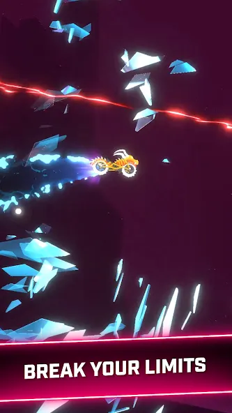 Rider Worlds - Neon Bike Races (Райдер Ворлдс)  [МОД Много денег] Screenshot 1