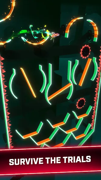Rider Worlds - Neon Bike Races (Райдер Ворлдс)  [МОД Много денег] Screenshot 2