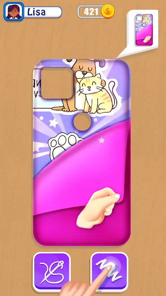 Phone Case DIY Mobile Games  [МОД Бесконечные монеты] Screenshot 3