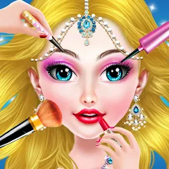Скачать взлом Doll Makeover - Fashion Queen (Игры по макияжу для девочек)  [МОД Unlocked] на Андроид