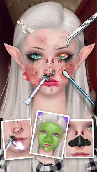 Ear Salon ASMR Ear Wax& Tattoo (АСМР)  [МОД Бесконечные монеты] Screenshot 2