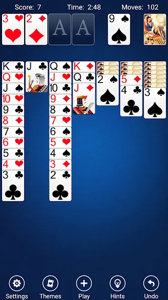 Solitaire  [МОД Бесконечные монеты] Screenshot 3