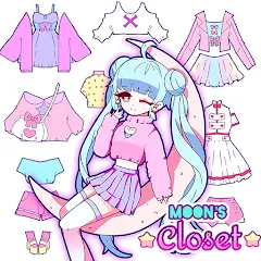Скачать взлом Moon's Closet dress up game [МОД Menu] на Андроид