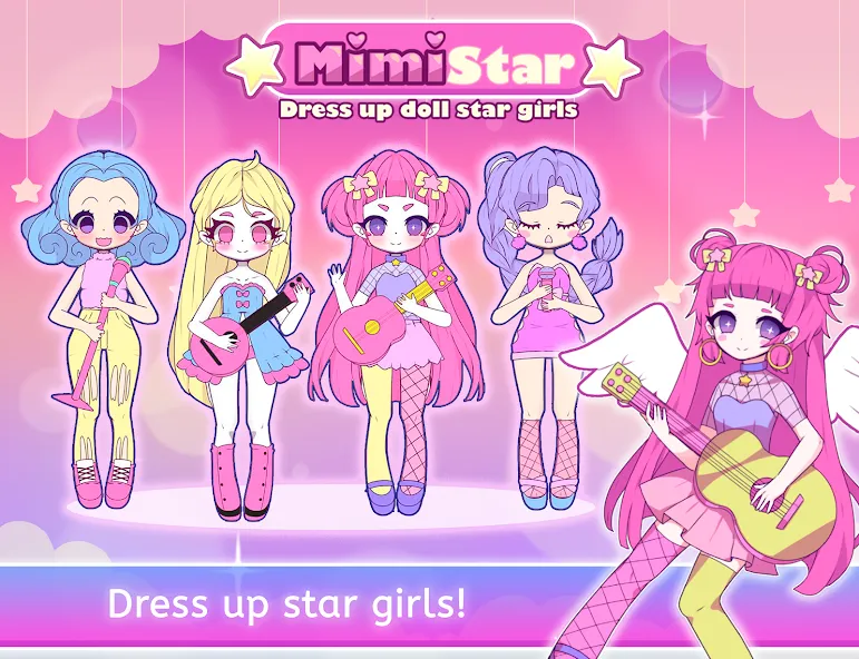 Mimistar dress up chibi doll (Министар)  [МОД Меню] Screenshot 1