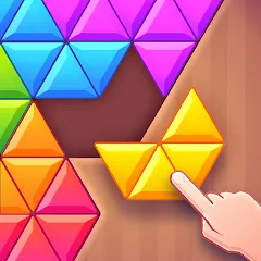 Скачать взлом Triangles & Blocks (Полиблок) [МОД Бесконечные монеты] на Андроид
