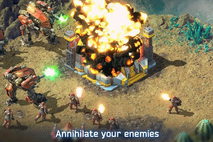 Battle for the Galaxy  [МОД Бесконечные монеты] Screenshot 3