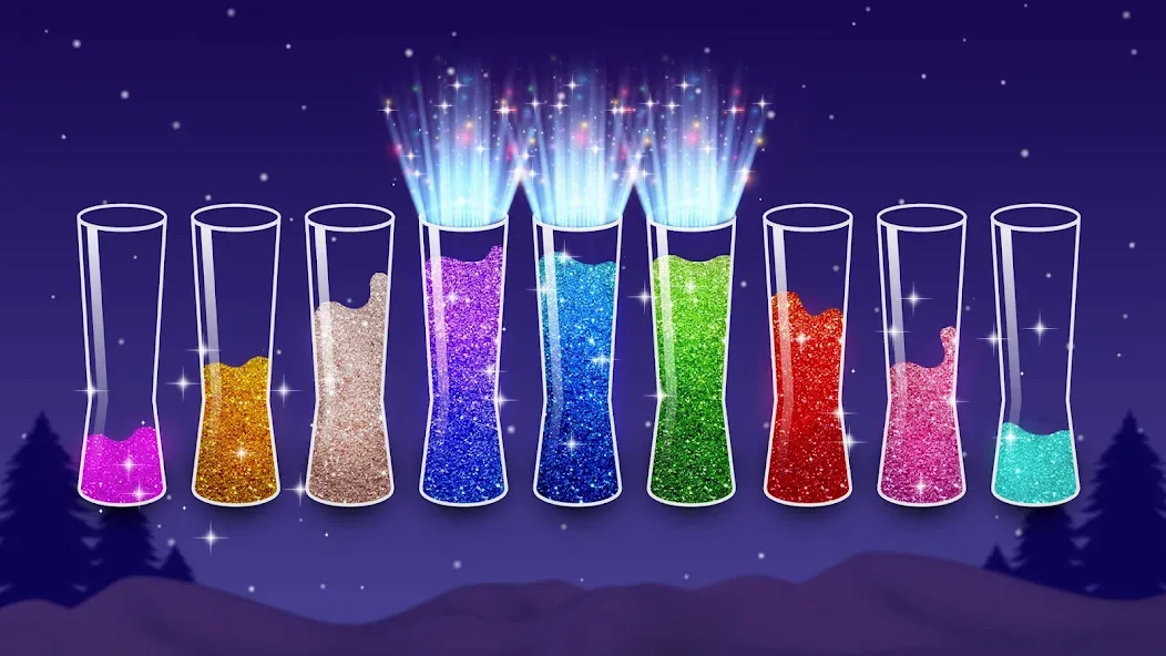 Color Water Sort Wooden Puzzle (Цвет воды Сорт Вуди Пазл)  [МОД Бесконечные деньги] Screenshot 2