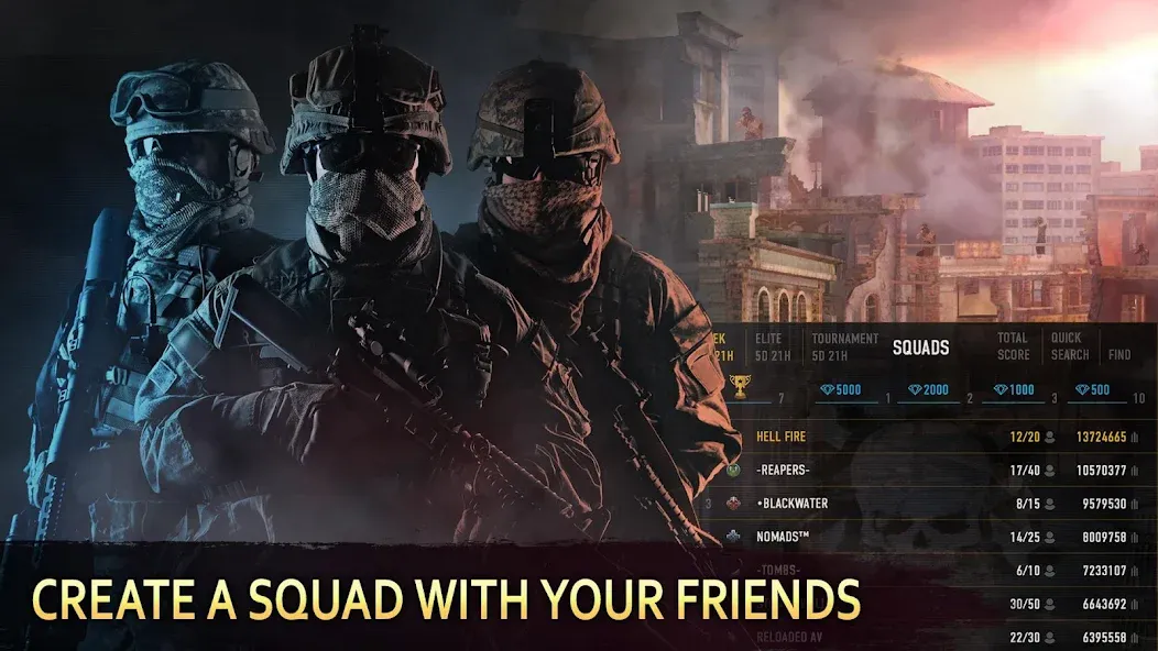 Sniper Arena: PvP Army Shooter  [МОД Много монет] Screenshot 1