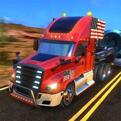 Скачать взлом Truck Simulator USA Revolution (Трак Симулятор США Революция)  [МОД Бесконечные деньги] на Андроид