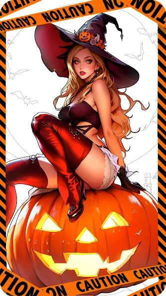 Dark Fantasy Coloring Games  [МОД Много монет] Screenshot 5