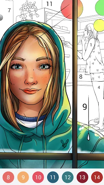 Happy Color®: Coloring Book (Хэппи Колор)  [МОД Меню] Screenshot 5