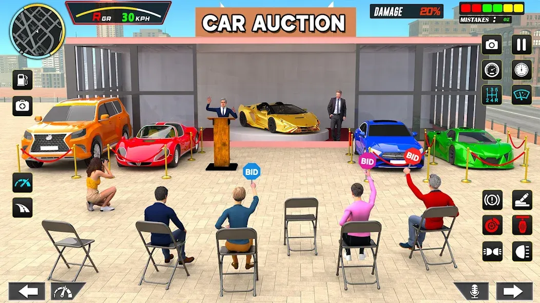 Car Dealership Car Saler (Драйвинг Скул Сити Кар Геймс)  [МОД Unlimited Money] Screenshot 2