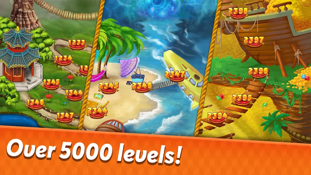 Indy Cat 2: Match 3 game  [МОД Меню] Screenshot 5