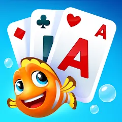 Скачать взлом Fishdom Solitaire (Фишдом Солитер) [МОД Много денег] на Андроид