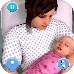 Скачать взлом Pregnant Mother Simulator Game (Симулятор беременной мамы)  [МОД Mega Pack] на Андроид