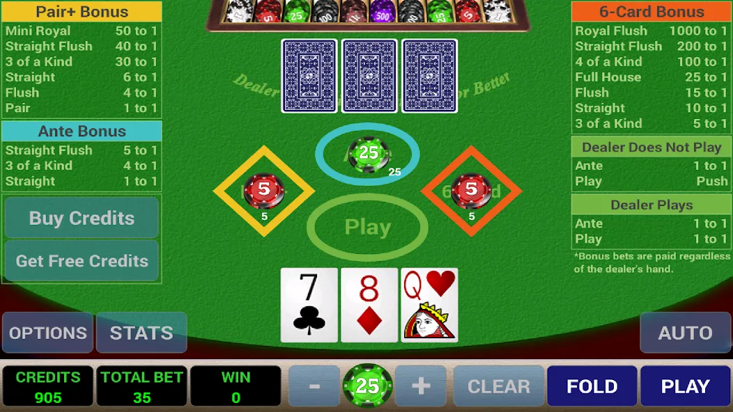 Ace 3-Card Poker (эйс 3)  [МОД Меню] Screenshot 2