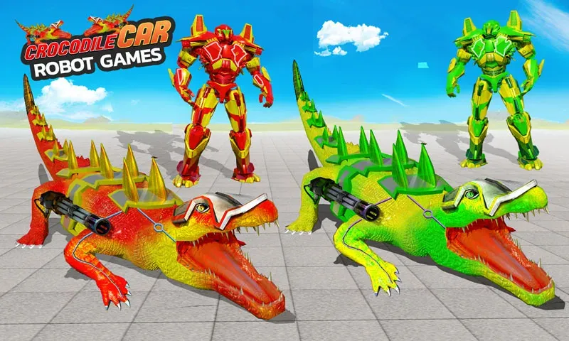 Robot Game Transform Crocodile  [МОД Mega Pack] Screenshot 4