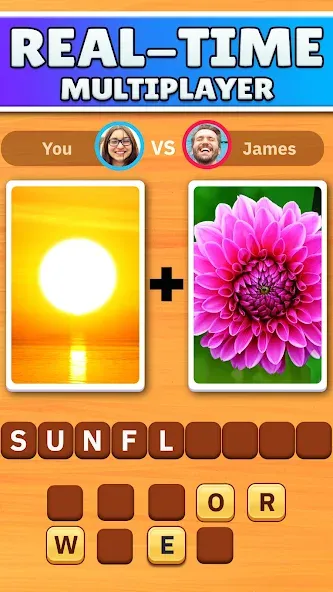 Word Pics - Word Games (Уорд Пикс)  [МОД Много монет] Screenshot 3