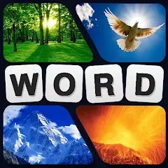 Скачать взлом Puzzle: 4 pics 1 word offline [МОД Бесконечные деньги] на Андроид