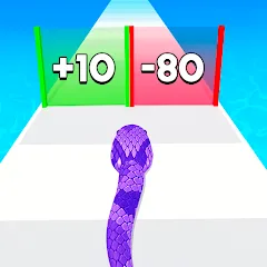 Скачать взлом Snake Run Race・3D Running Game (Снейк Ран Рейс)  [МОД Меню] на Андроид