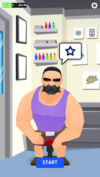 Ink Inc. - Tattoo Drawing  [МОД Много монет] Screenshot 1