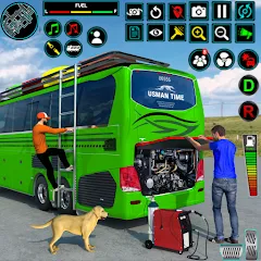 Скачать взлом Bus Driving Games 3D: Bus Game [МОД Много монет] на Андроид