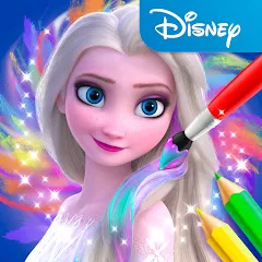 Скачать взлом Disney Coloring World (Дисней) [МОД Меню] на Андроид