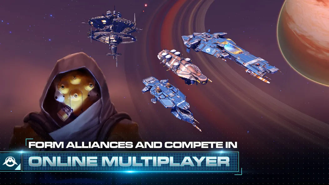 Homeworld Mobile: Sci-Fi MMO (Хоумворлд Мобаил)  [МОД Много денег] Screenshot 4