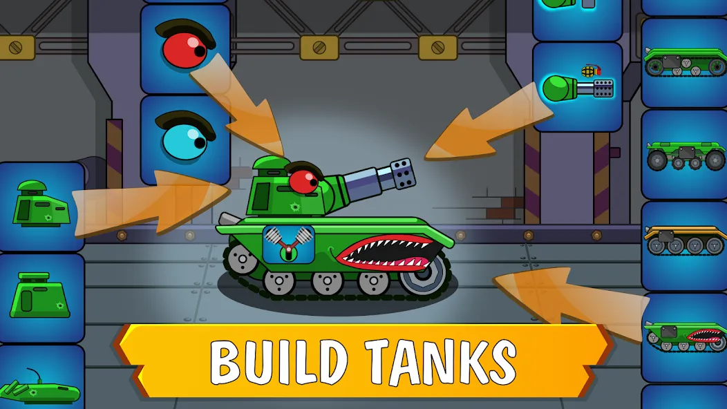 TankCraft – War Tank Battles (ТанкКрафт)  [МОД Много монет] Screenshot 1
