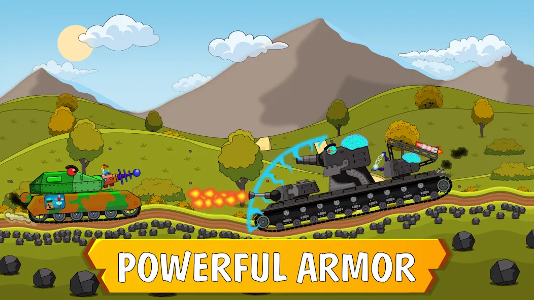 TankCraft – War Tank Battles (ТанкКрафт)  [МОД Много монет] Screenshot 2