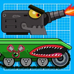 Скачать взлом TankCraft – War Tank Battles (ТанкКрафт)  [МОД Много монет] на Андроид