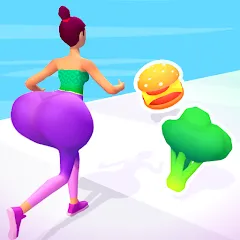 Скачать взлом Twerk Race 3D: Belly Body Run (Тверк Рейс 3D)  [МОД Бесконечные деньги] на Андроид