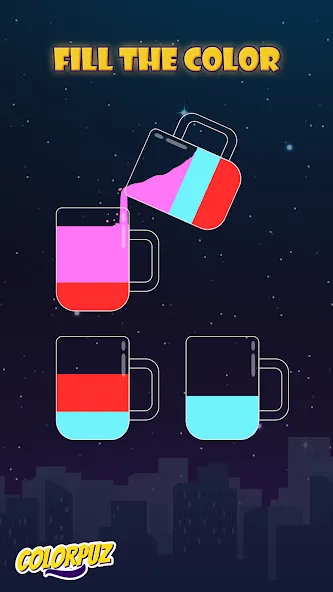 Colorpuz - Water Sort Puzzle (Колорпаз)  [МОД Много денег] Screenshot 5