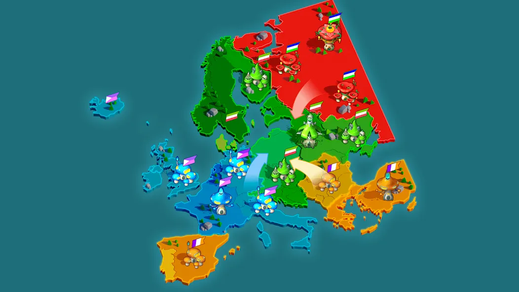 Mushroom Wars 2: RTS Strategy (Мушрум Варс 2)  [МОД Unlimited Money] Screenshot 1