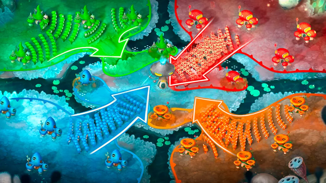 Mushroom Wars 2: RTS Strategy (Мушрум Варс 2)  [МОД Unlimited Money] Screenshot 4