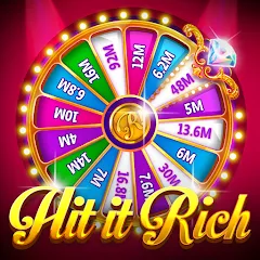 Скачать взлом Hit it Rich! Casino Slots Game  [МОД Все открыто] на Андроид