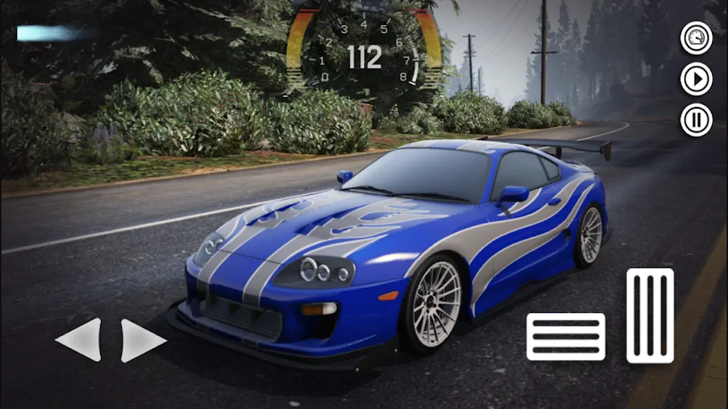 Tokyo Supra Drift Simulator  [МОД Меню] Screenshot 2