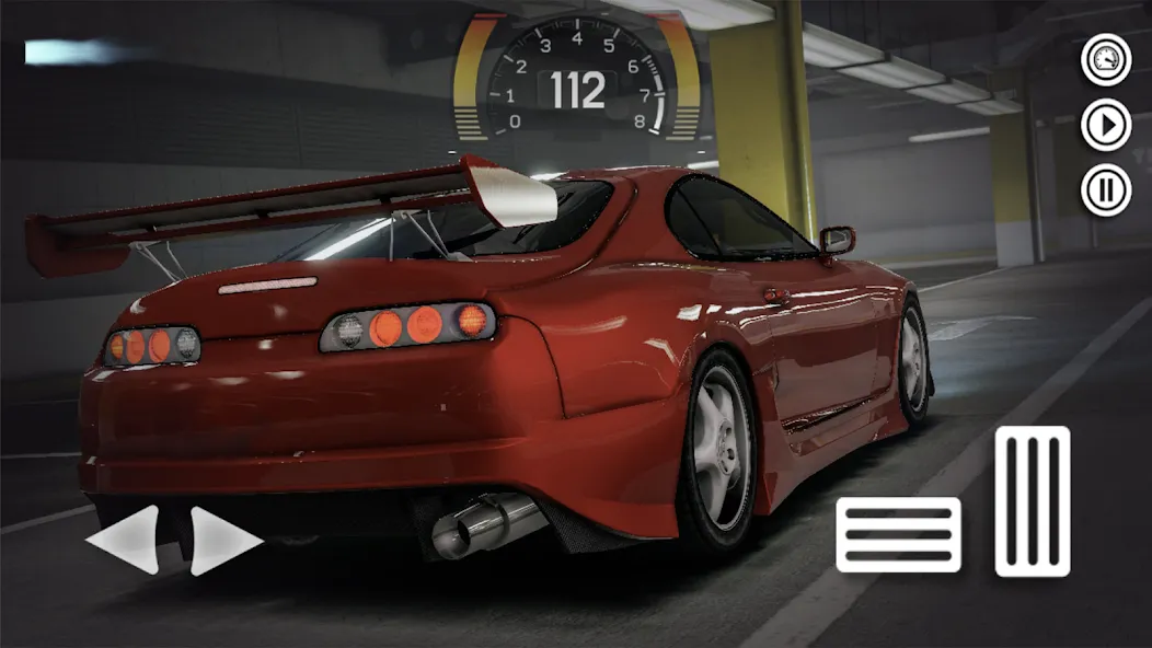 Tokyo Supra Drift Simulator  [МОД Меню] Screenshot 3