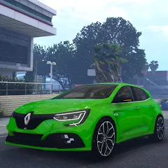Скачать взлом Renault Megane RS Simulator (Рено Меган  Симулятор)  [МОД Бесконечные деньги] на Андроид