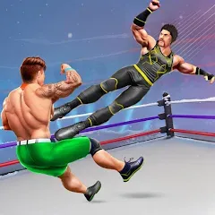Скачать взлом Tag Team Wrestling Game (Таг Тим Реслинг Гейм)  [МОД Mega Pack] на Андроид