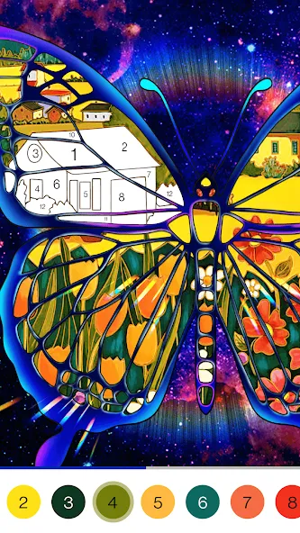 Coloring Book -Paint by Number (Малер Плюс)  [МОД Бесконечные деньги] Screenshot 4