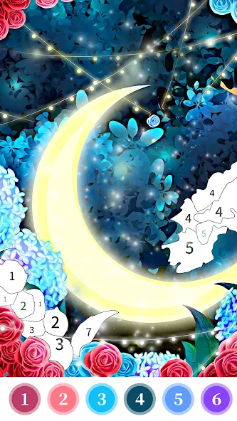 Rose Coloring Book Color Games  [МОД Mega Pack] Screenshot 4
