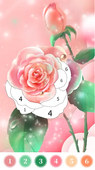 Rose Coloring Book Color Games  [МОД Mega Pack] Screenshot 5