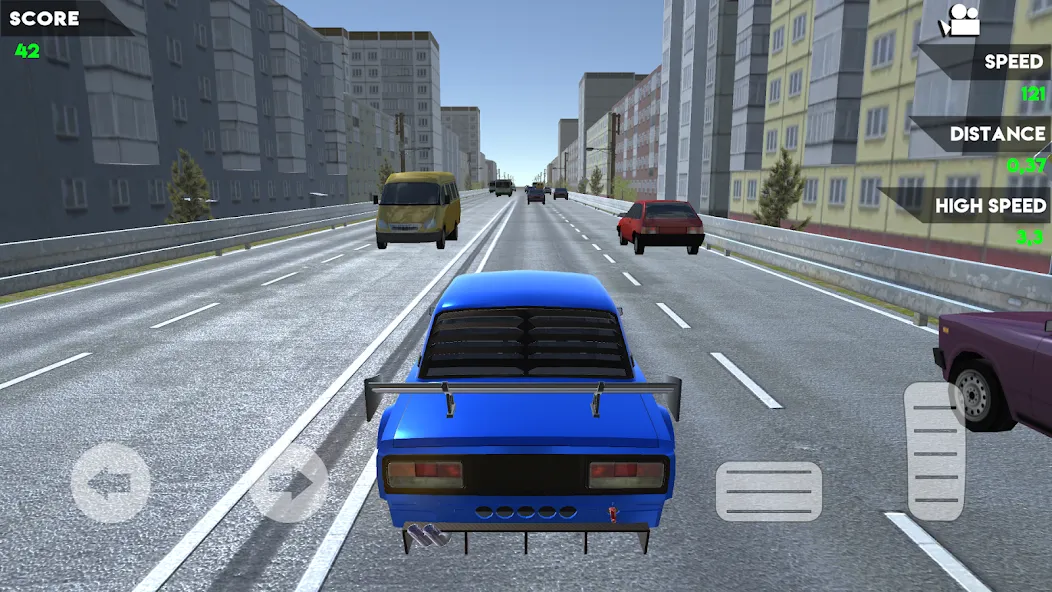 Turbo VAZ: Traffic Racer  [МОД Mega Pack] Screenshot 3