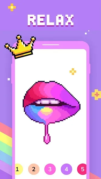 Paint by Number - Pixel Art  [МОД Menu] Screenshot 4