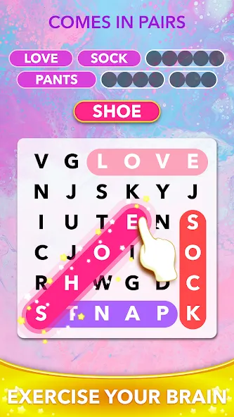Word Heaps Search - Word Games (Ворд Хипс Срч)  [МОД Меню] Screenshot 4