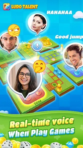 Ludo Talent - Game & Chatroom (Лудо Талент)  [МОД Много монет] Screenshot 2