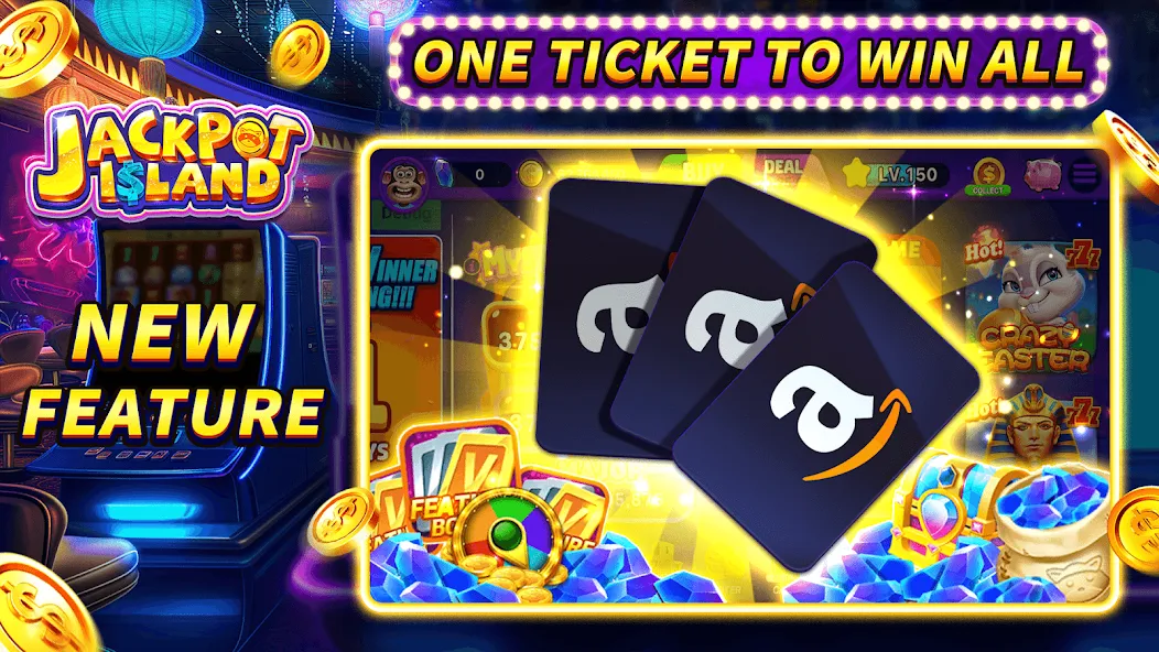 Jackpot Island - Slots Machine (Джекпот Айленд)  [МОД Бесконечные деньги] Screenshot 3